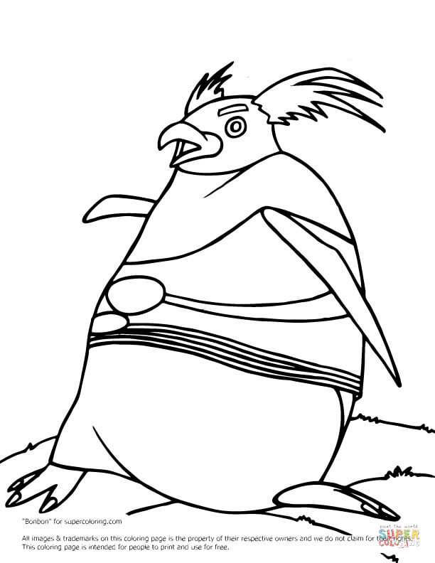 612x792 Happy Feet 2 Coloring Pages Free Coloring Pages
