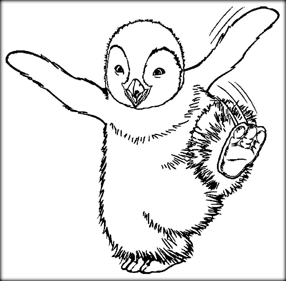990x976 Free Printable Happy Feet Coloring Pages Coloring Page