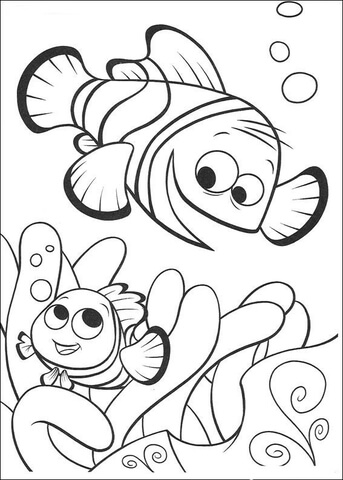 343x480 Happy Fish Coloring Page Free Printable Coloring Pages