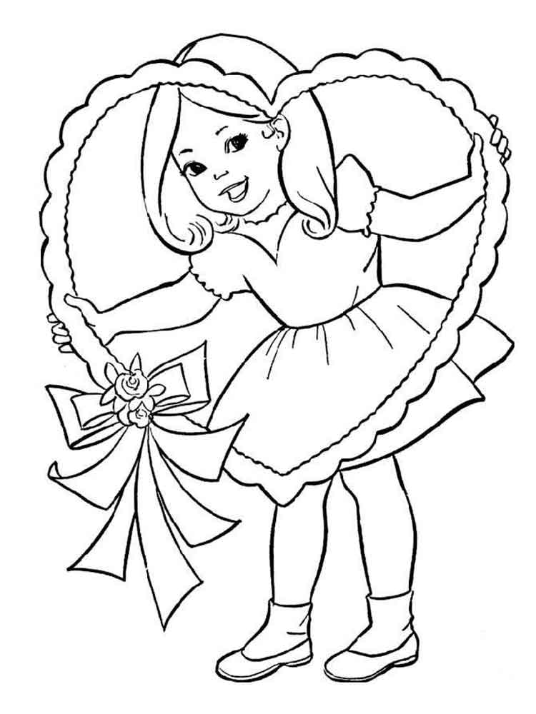 750x1000 Happy Girl Coloring Pages. Free Printable Happy Girl Coloring Pages.