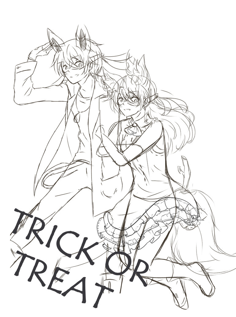 771x1035 Happy Halloween (Sketch) By Sapphire240400