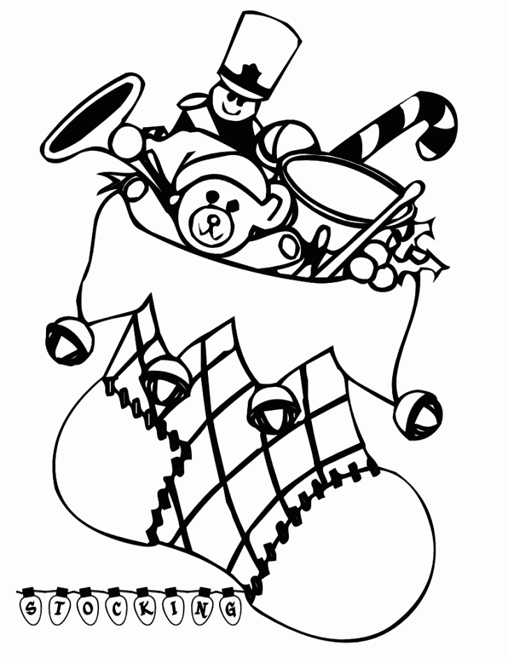 728x942 Christmas ~ Christmastocking Printables Happy Holidays Drawing