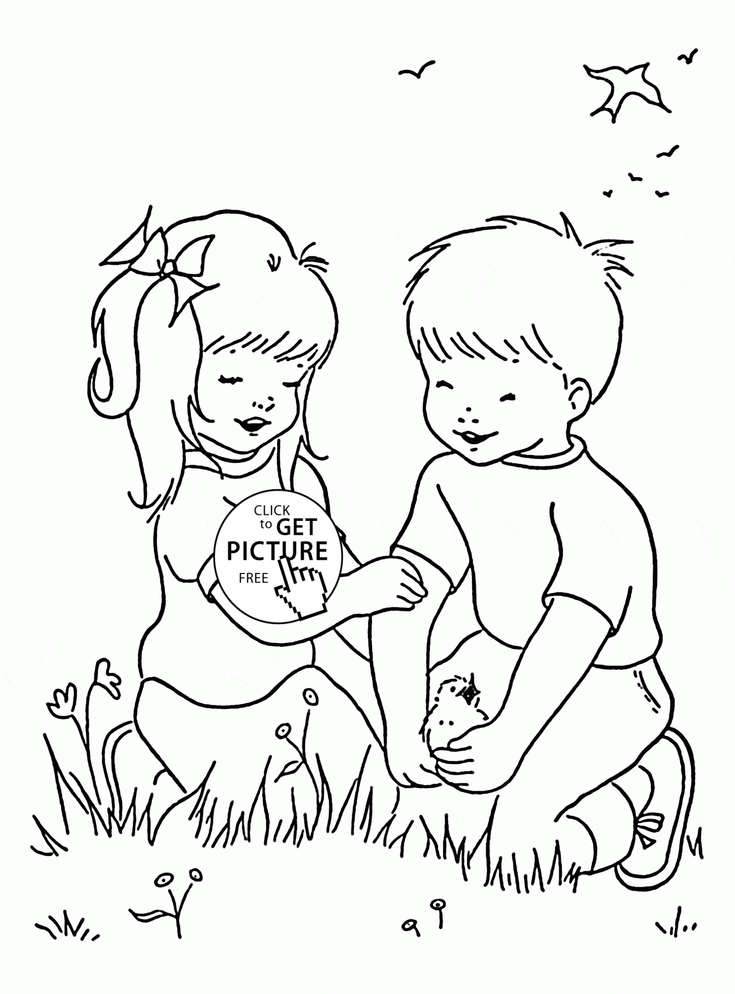 1480x2000 Happy Spring Day For Kids Coloring Page For Kids, Seasons Coloring