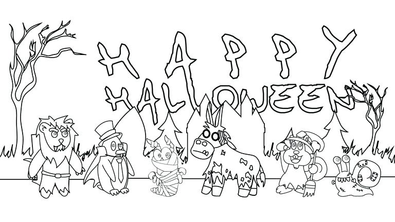 768x432 Halloween Kids Coloring Pages Best Collection Coloring Pages