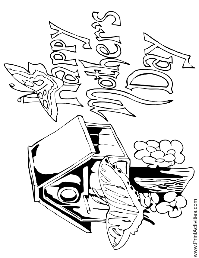 660x854 Mother's Day Coloring Page