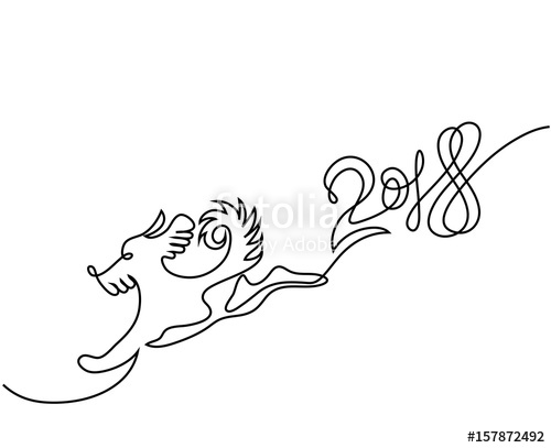 500x407 Happy New Year 2018 Drawing Happy New Year 2018 Wallpapers Images