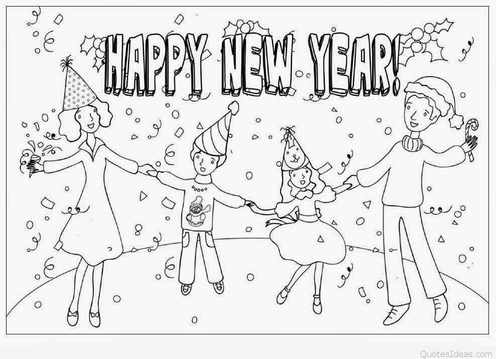 987x715 Party New Year Drawings Merry Christmas Amp Happy New Year 2018 Quotes