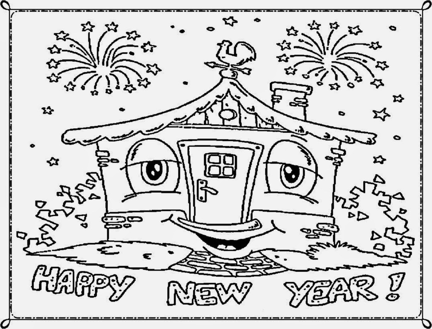 1396x1063 Drawing Of Happy New Year Merry Christmas And Happy New Year 2018