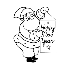 230x230 Top 25 New Year Coloring Pages For Toddlers