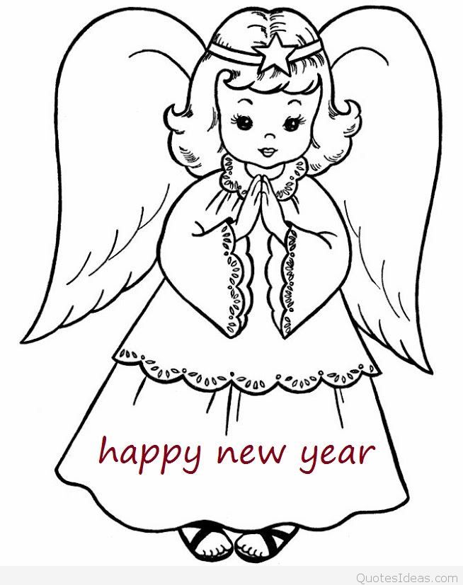 654x827 Drawing New Year Wishes Merry Christmas And Happy New Year 2018