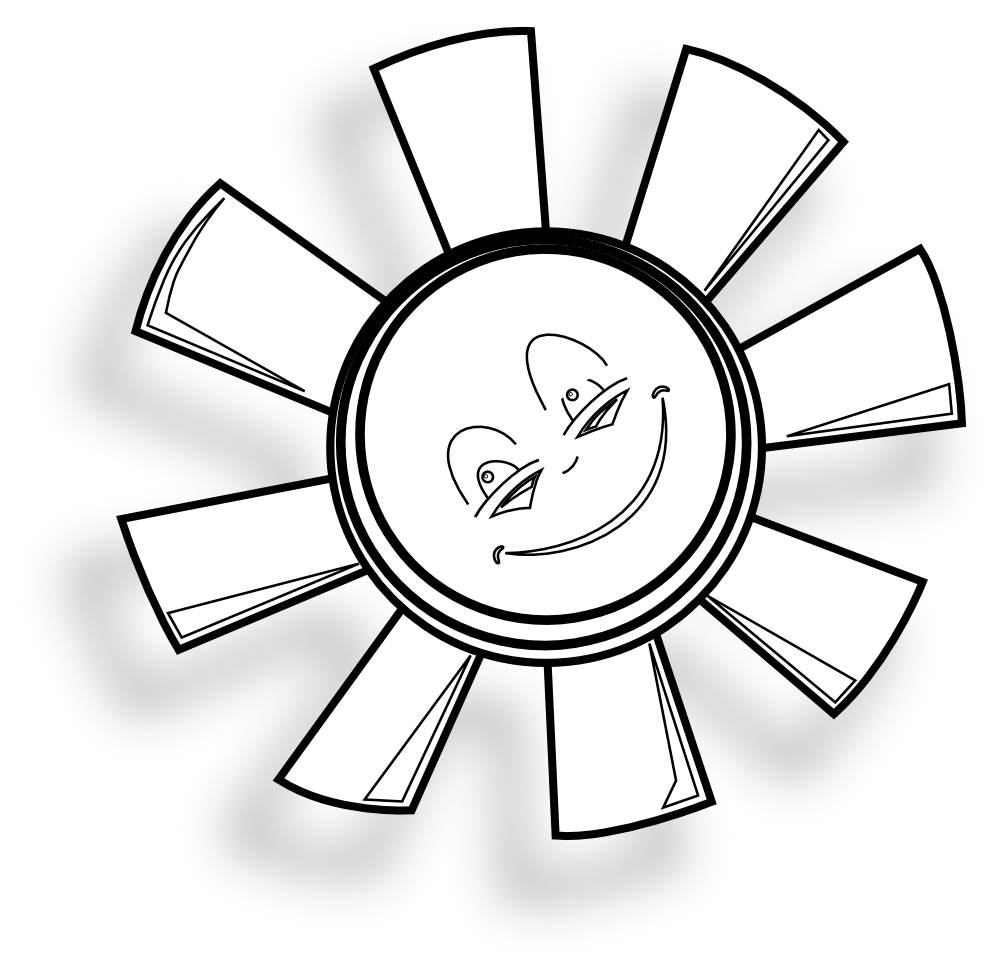 999x973 Clip Art Happy Sun Gm Svg