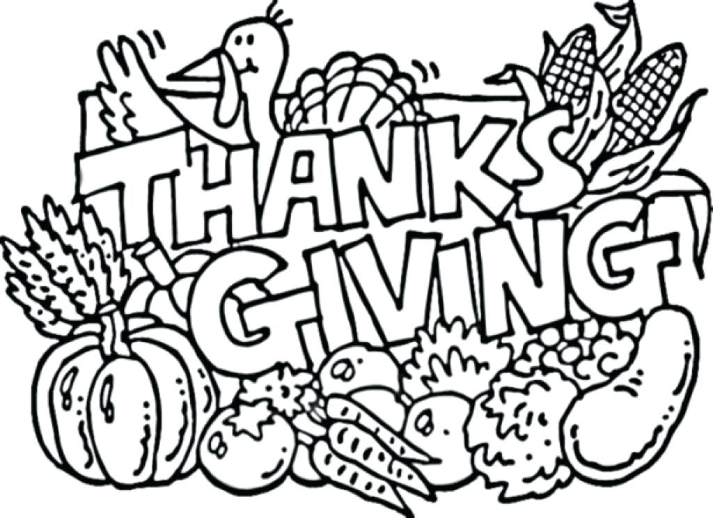 1024x744 Thanksgiving Printable Coloring Pages