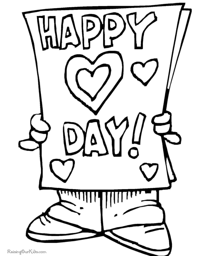 670x820 Happy Valentine Coloring Pages