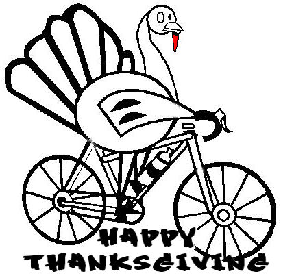410x406 Happy Thanksgiving Coasters Bicycle Club