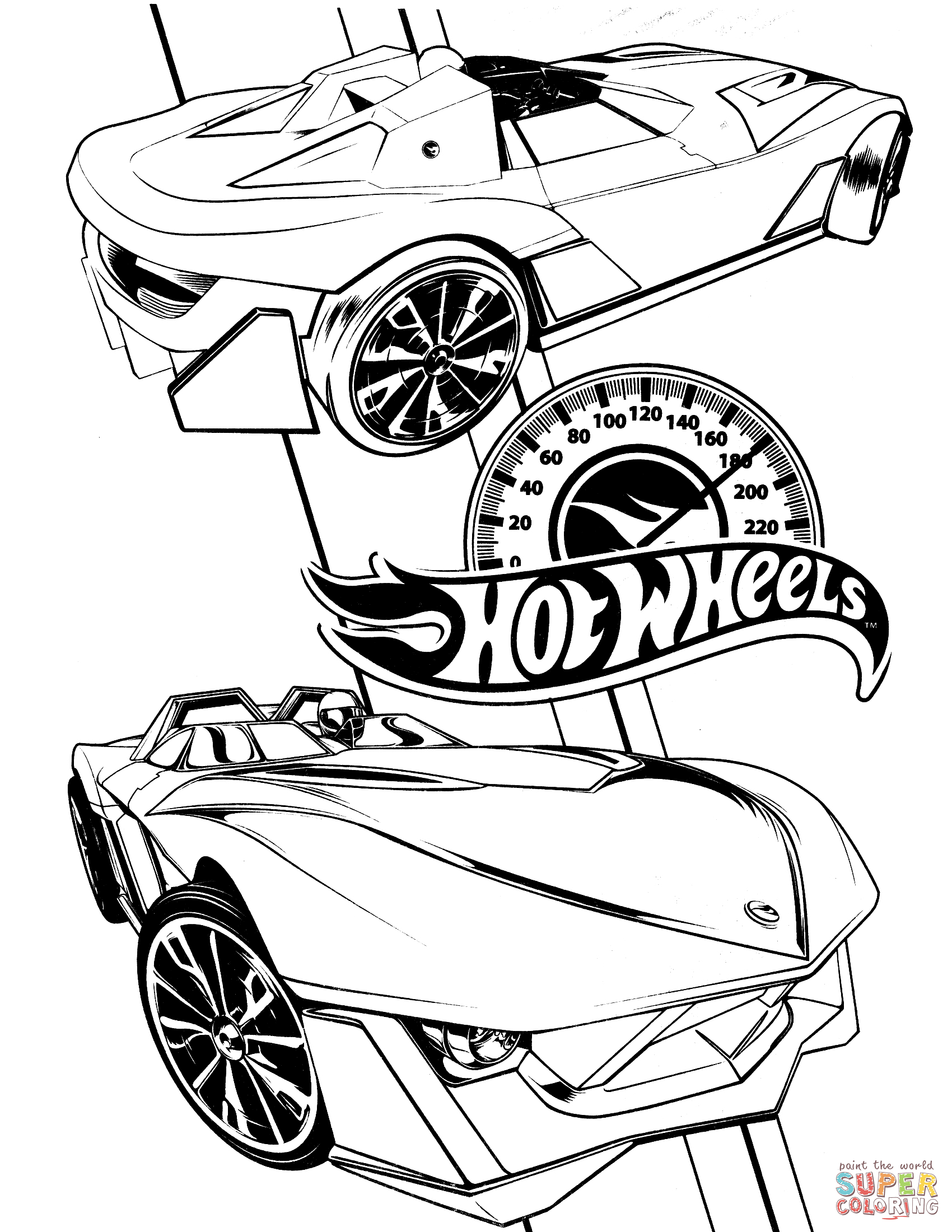1700x2200 Hot Wheels Hot Rod Coloring Page Free Printable Coloring Pages