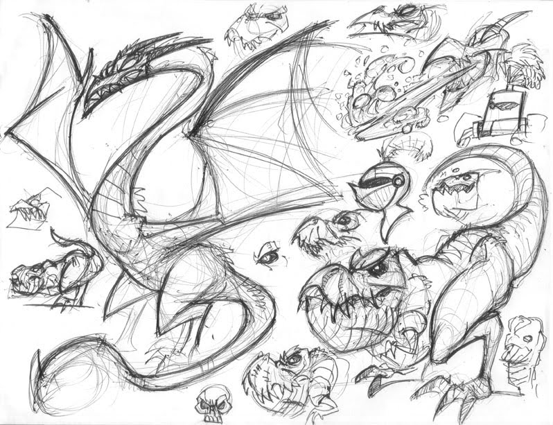 798x613 Sketch Blog Dragon Sketches