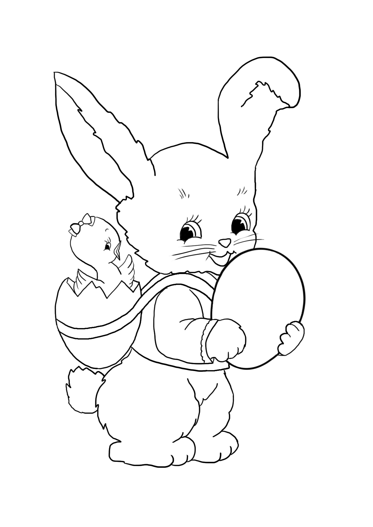 1240x1754 Easter Coloring Pages