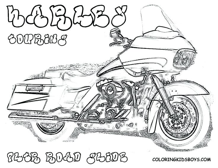 736x568 Harley Davidson Coloring Book Plus Motorcycles Drawings The My