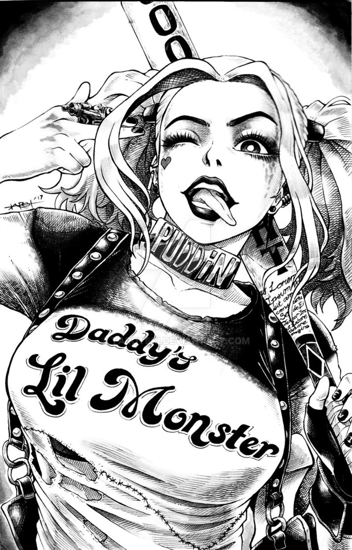715x1116 Harley Quinn By Tarotski