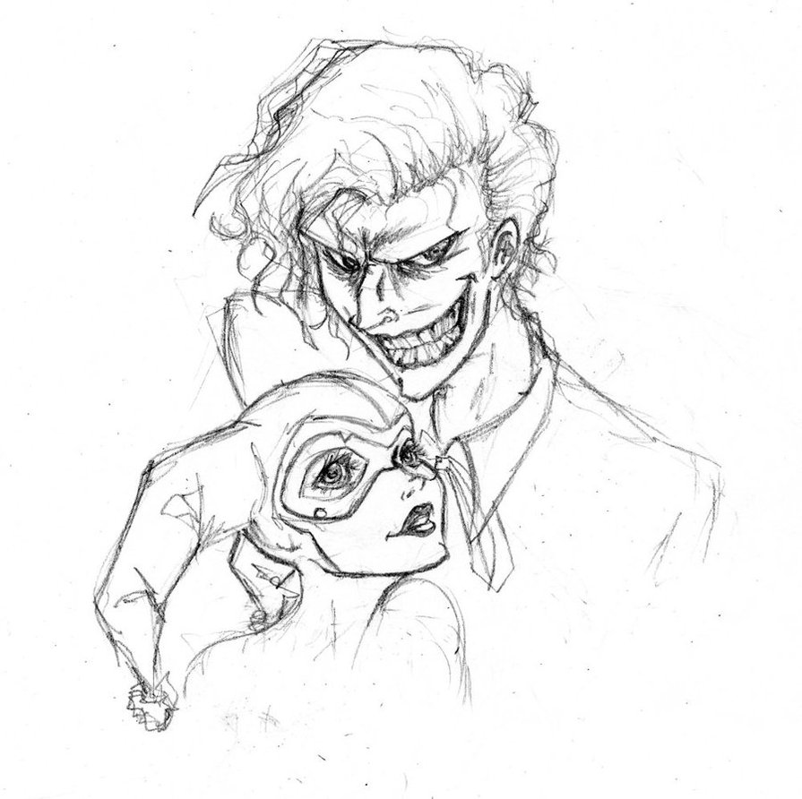 895x892 Joker And Harley By Robinelyce