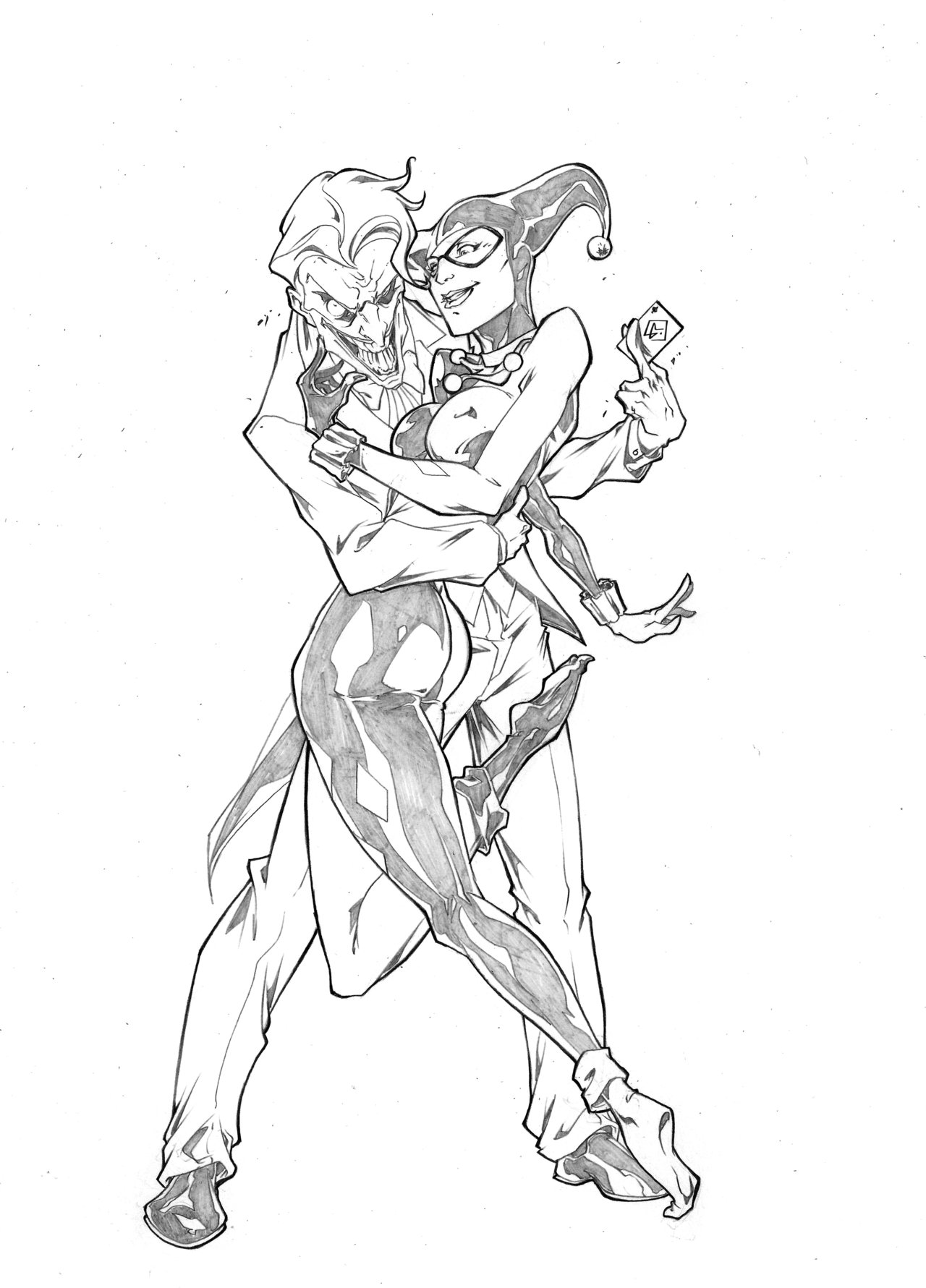 1280x1781 Joker And Harley By Marvelmania