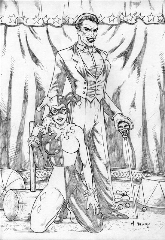 549x800 Joker N Harley Quinn By Marcelloholanda