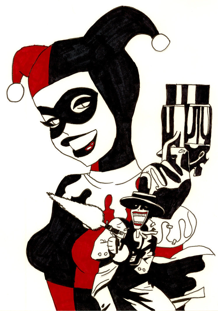 748x1067 Harley Quinn And Mr. J By Batgirl39