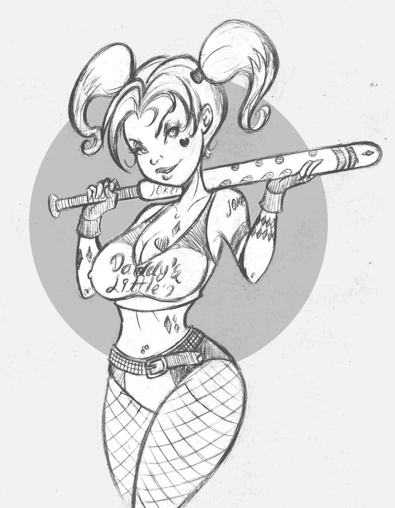 788x1013 Harley Quinn By Angel Akino