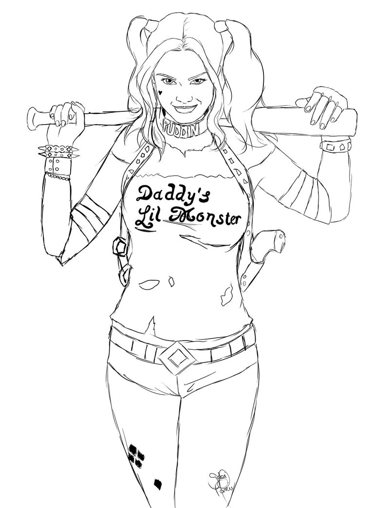 766x1044 Harley Quinn By Gabifaveri On My Works