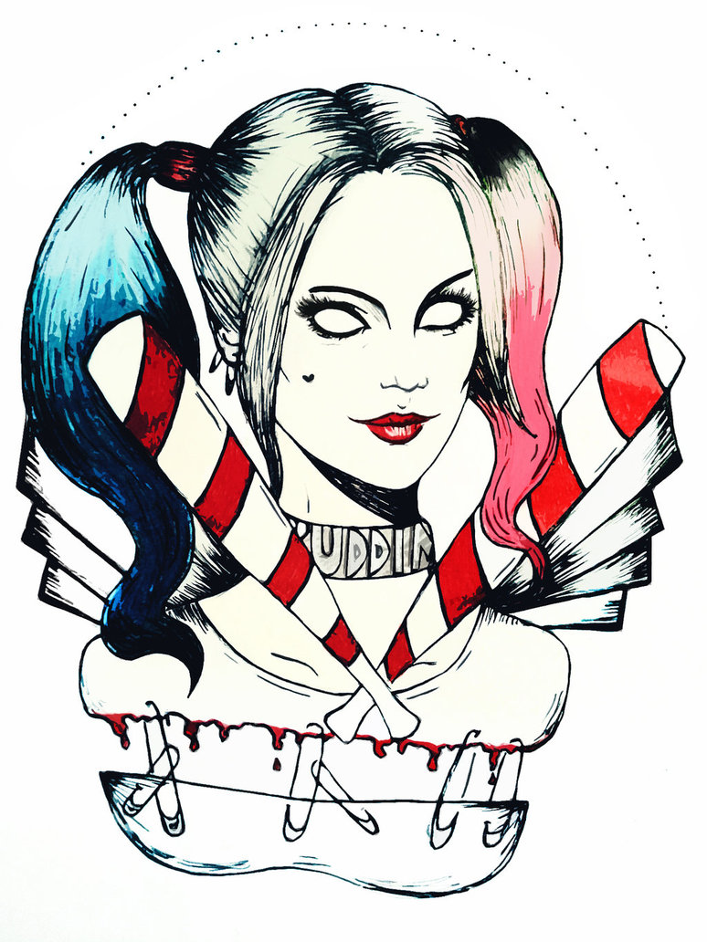 774x1032 Harley Quinn By Silviaflower