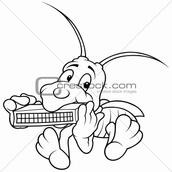 340x340 Image 3397963 Grasshopper And Harmonica From Crestock Stock Photos