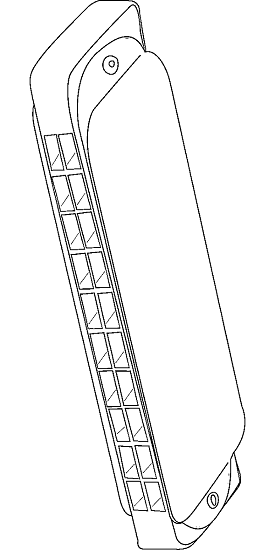 275x550 Harmonica Coloring Page Music Coloring Pages