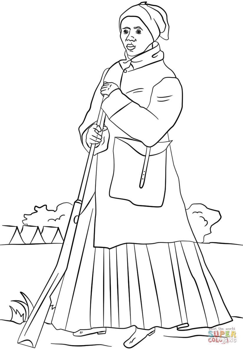 824x1186 Harriet Tubman Coloring Pages