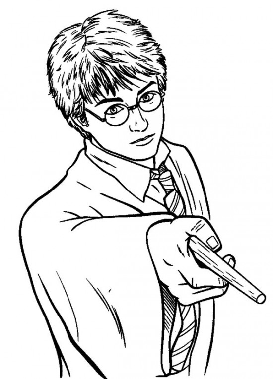 550x764 Harry Potter Coloring Pages Picture 9 550x764 Picture Free