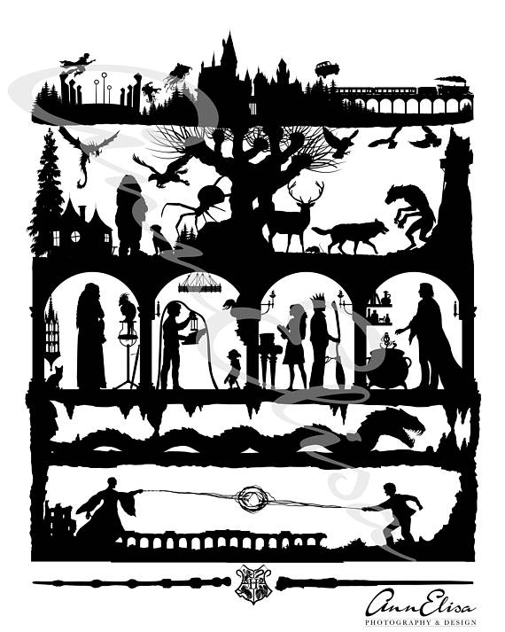 570x713 Harry Potter Collage