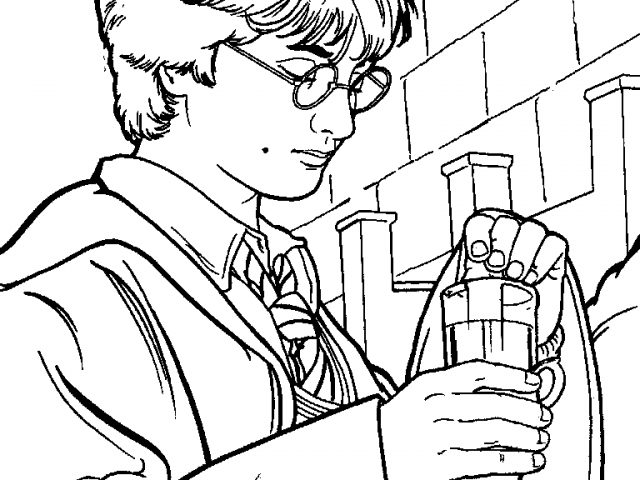 640x480 Potter Clipart Black And White