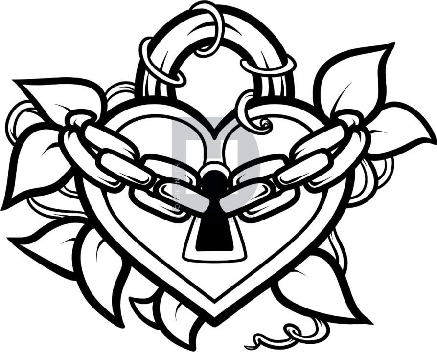 893x720 Drawing Of A Heart Collection