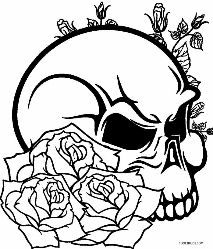 699x820 Roses Coloring Pages 2 Skulls Harts And Roses Colouring Pages Page