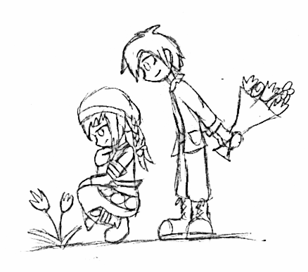 438x387 Harvest Moon Sketch By Apa5