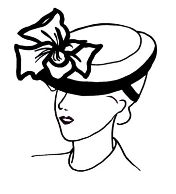 Hat Line Drawing