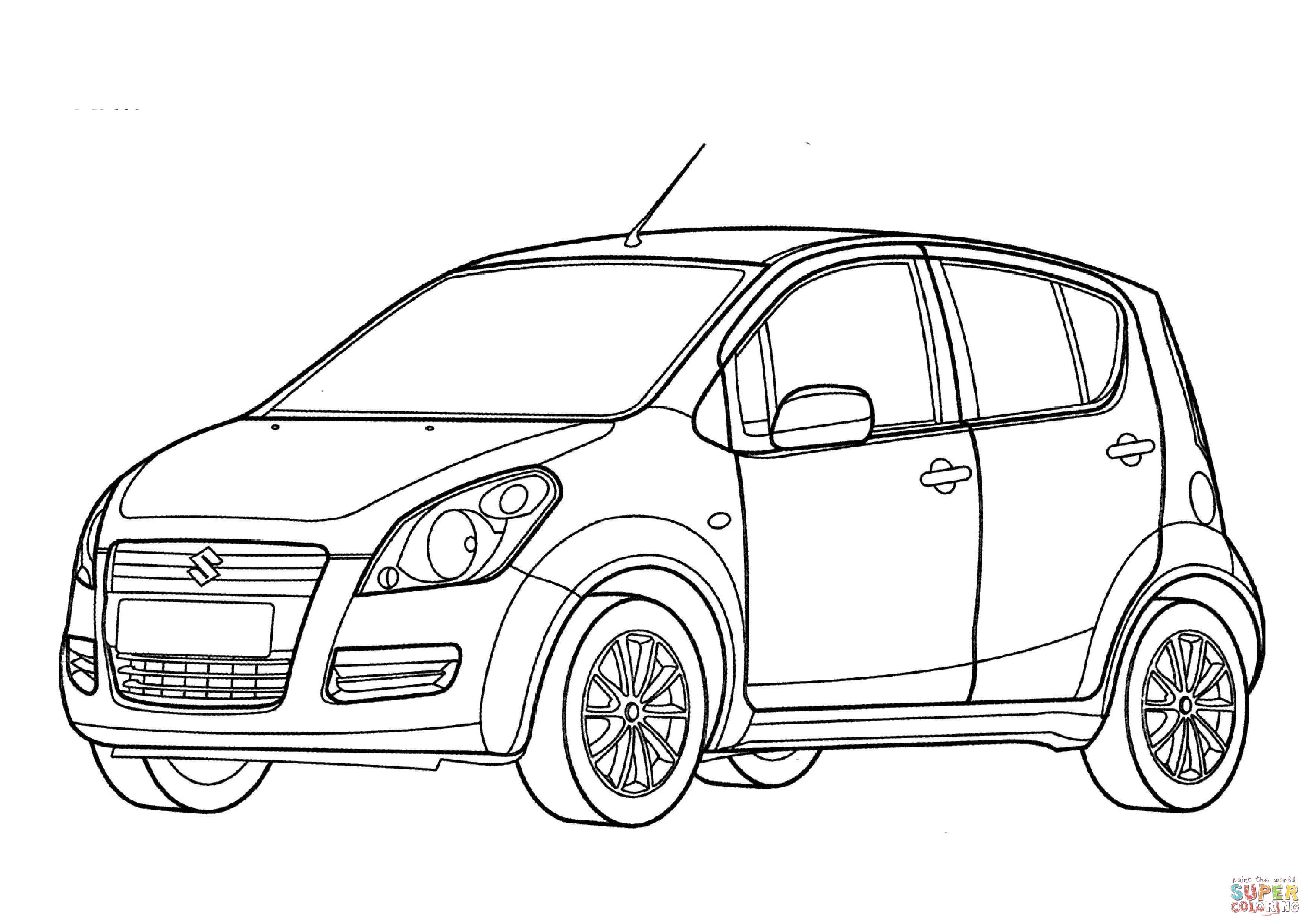 3508x2480 Suzuki Splash Coloring Page Free Printable Coloring Pages