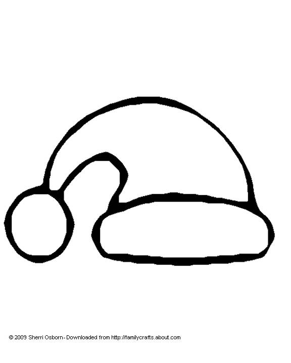 576x720 Drawn Santa Hat Snata