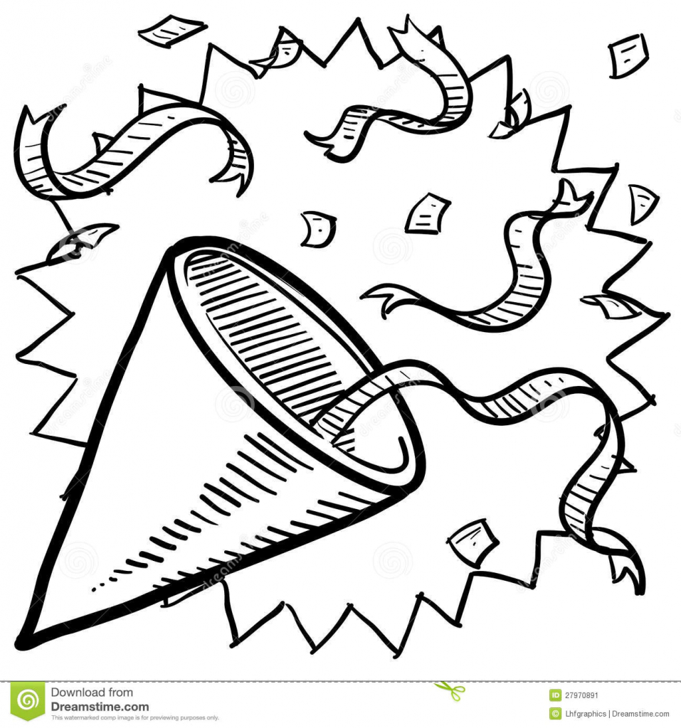 957x1024 How To Draw A Birthday Hat