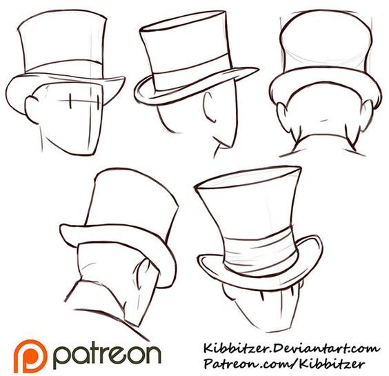564x545 How To Draw Hats
