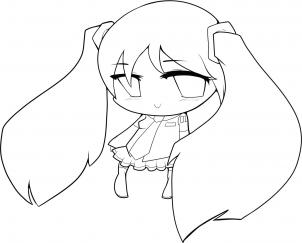 302x243 How To Draw Hatsune Miku Chibi
