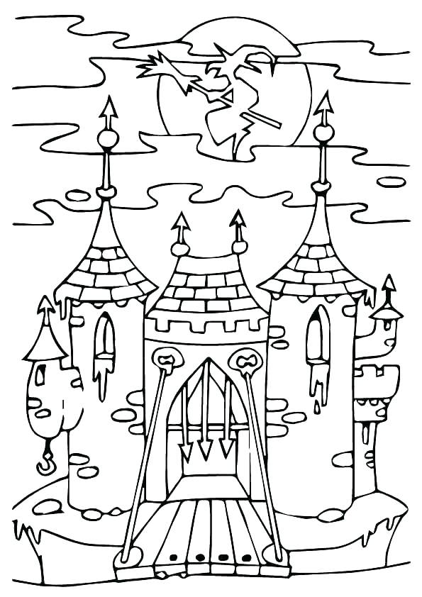 Haunted Castle Drawing at GetDrawings | Free download