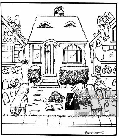 400x465 Haunted Houses Cartoons And Comics