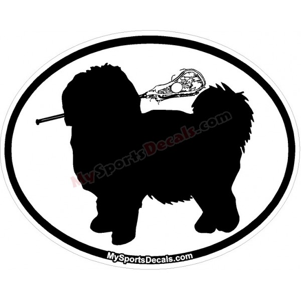 600x600 Pet Lacrosse Oval Decal And Magnets