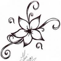 200x200 Drawings Of Hawaiian Flowers