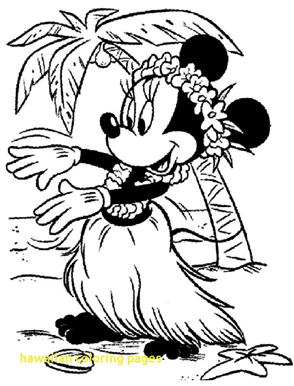 600x788 Hawaiian Coloring Pages With State Flower Coloring Pages Hawaii